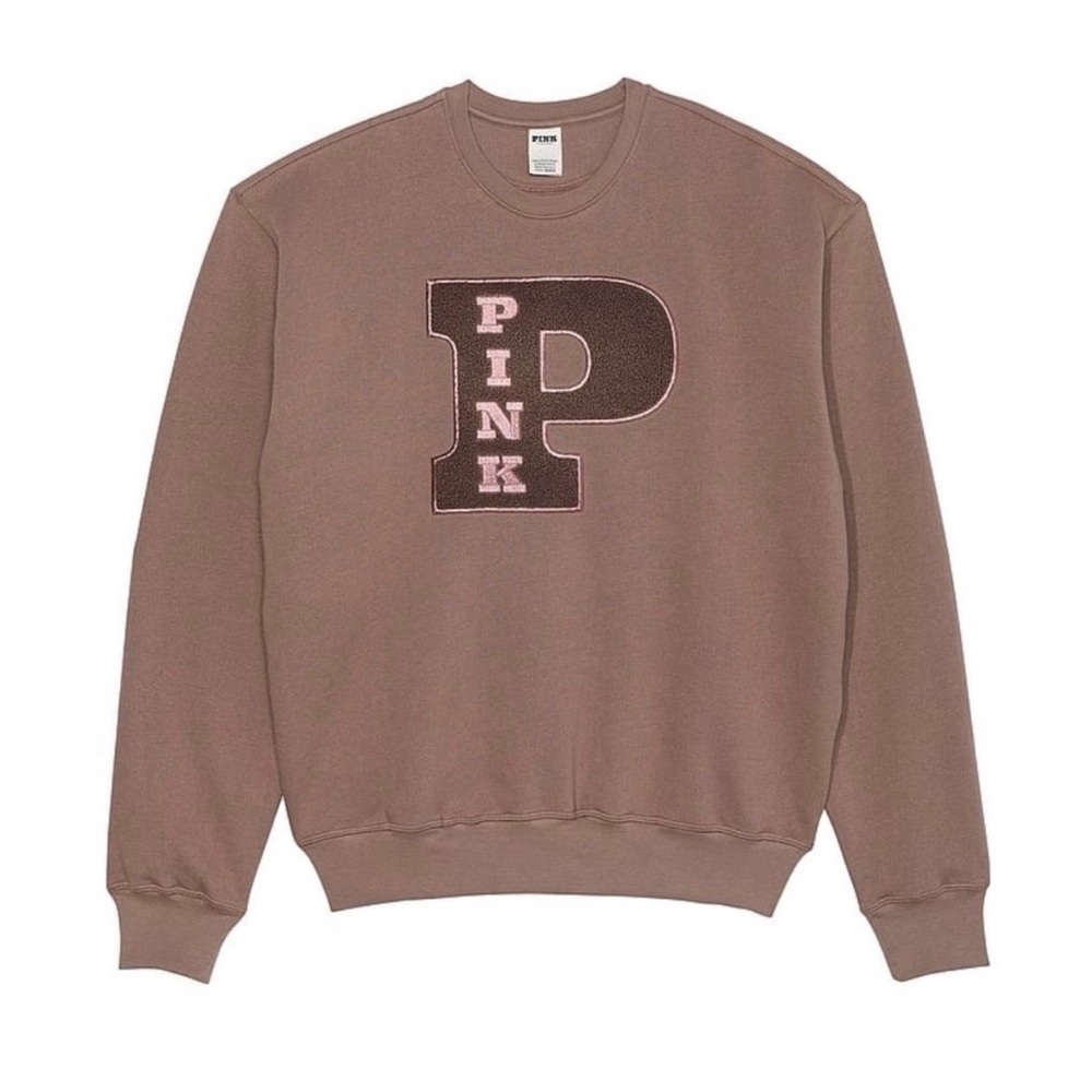 PINK Victoria Secret Ivy Fleece Classic Crew Sweatshirt